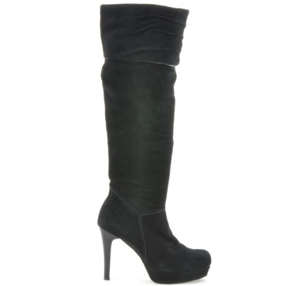 Stivali donna 1118 nero antilope