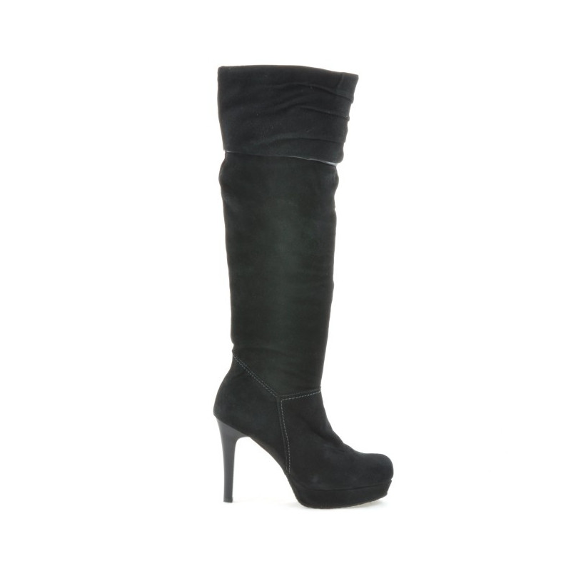 Stivali donna 1118 nero antilope