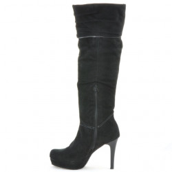 Stivali donna 1118 nero antilope