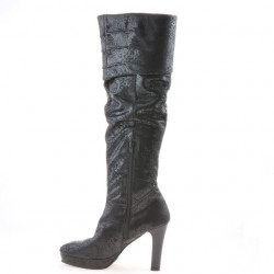 Stivali donna 1118 nero antilope pic