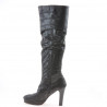 Stivali donna 1118 nero antilope pic