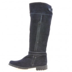 Stivali donna 3225 indaco velluto