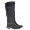 Stivali donna 3225 indaco velluto