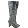 Stivali donna 1118 grigio satinato