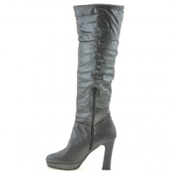 Stivali donna 1118 grigio satinato