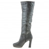 Stivali donna 1118 grigio satinato