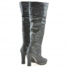 Stivali donna 1118 grigio satinato