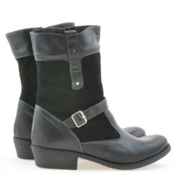 Stivaletti donna 289 nero combinato