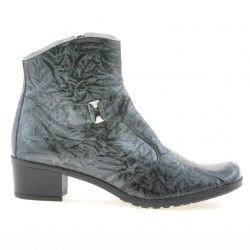 Stivali donna 232 crep vernice grigia