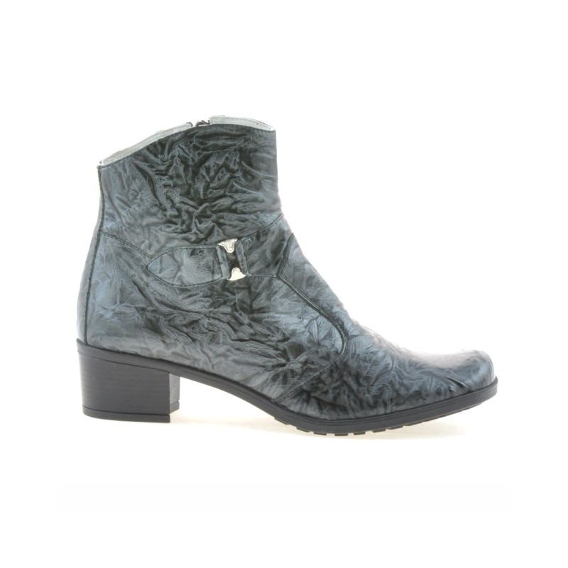 Stivali donna 232 crep vernice grigia
