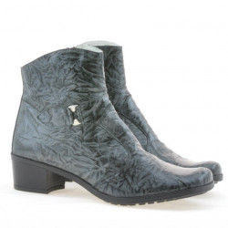 Stivali donna 232 crep vernice grigia