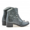 Stivali donna 232 crep vernice grigia