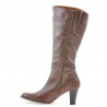 Stivali donna 017 cognac combinato