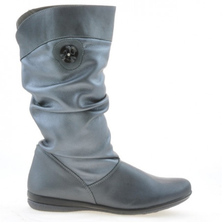 Stivali donna 257 grigio perlato