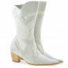 Stivali donna 298 coccodrillo beige