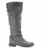 Stivali donna 3225 grigio velour