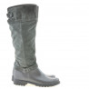 Stivali donna 3225 grigio velour