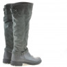 Stivali donna 3225 grigio velour