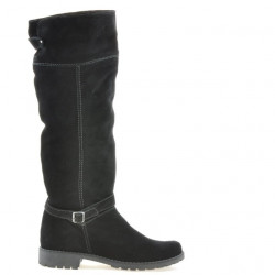 Stivali donna 3225 velluto nero