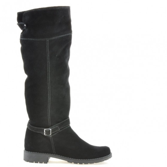 Stivali donna 3225 velluto nero