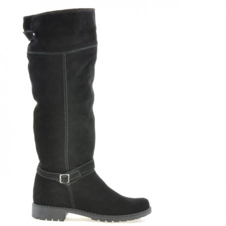 Stivali donna 3225 velluto nero