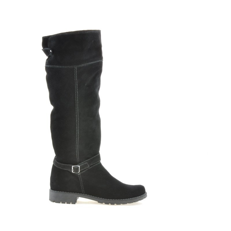 Stivali donna 3225 velluto nero