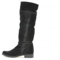 Stivali donna 3225 velluto nero