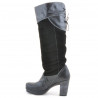 Stivali donna 226-1 nero+nero antilope