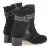 Stivaletti donna 1139 nero antilope combinato