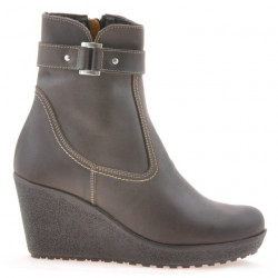 Stivaletti donna 3295 tuxon caffè
