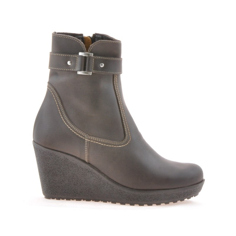 Stivaletti donna 3295 tuxon caffè