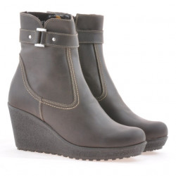 Stivaletti donna 3295 tuxon caffè