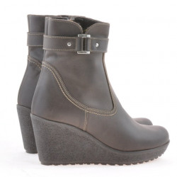 Stivaletti donna 3295 tuxon caffè