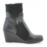 Stivaletti donna 3220 nero combinato