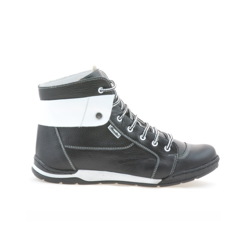 Scarpe da uomo 421 nero+bianco