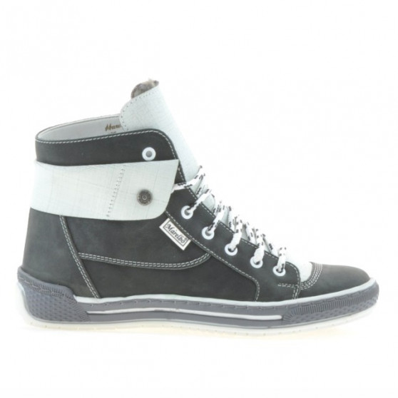 Stivaletti donna 258 tuxon grigio+bianco