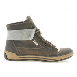 Stivaletti donna 258 tuxon caffè+beige