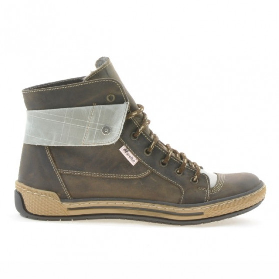 Stivaletti donna 258 tuxon caffè+beige