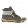 Stivaletti donna 258 tuxon caffè+beige