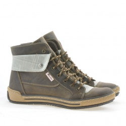 Stivaletti donna 258 tuxon caffè+beige