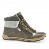 Stivaletti donna 258 tuxon caffè+beige