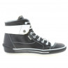 Stivaletti donna 258 nero+bianco