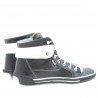 Stivaletti donna 258 nero+bianco