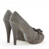 Scarpe eleganti donna 1095 cappuccino antilope