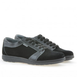 Scarpe sportive uomo 723 nero velluto 