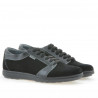 Scarpe sportive uomo 723 nero velluto 