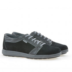 Scarpe sportive uomo 723 nero + velour nero