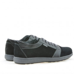 Scarpe sportive uomo 723 nero + velour nero