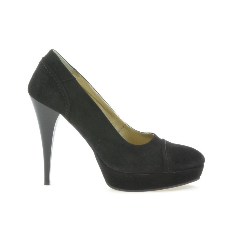 Scarpe eleganti donna 1082 nero antilope