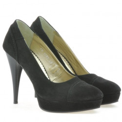 Scarpe eleganti donna 1082 nero antilope